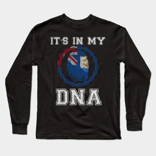 Anguilla  It's In My DNA - Gift for Anguillan From Anguilla Long Sleeve T-Shirt